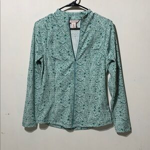 Tommy Bahama Everyday Active Full Zip Sea foam Green Jacket NWOT small